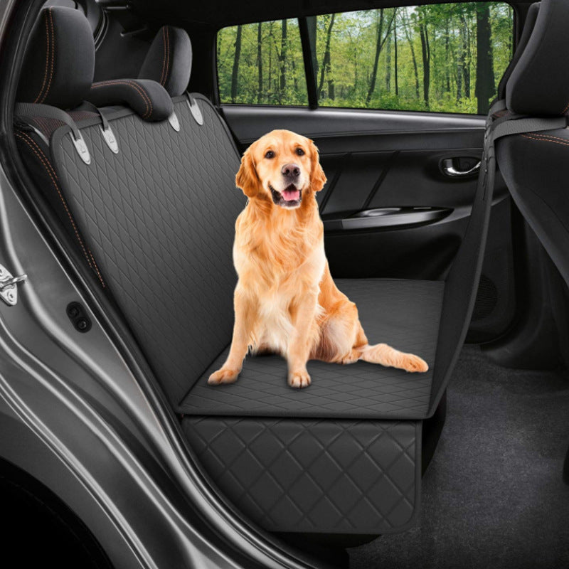 Dog Car Seat Cover Mesh with Hammock Safety Protector