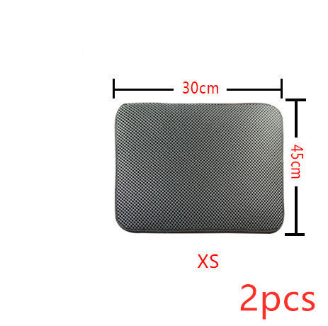 Double Layer Litter Cat Bed Pads Pet Cat Litter Mat