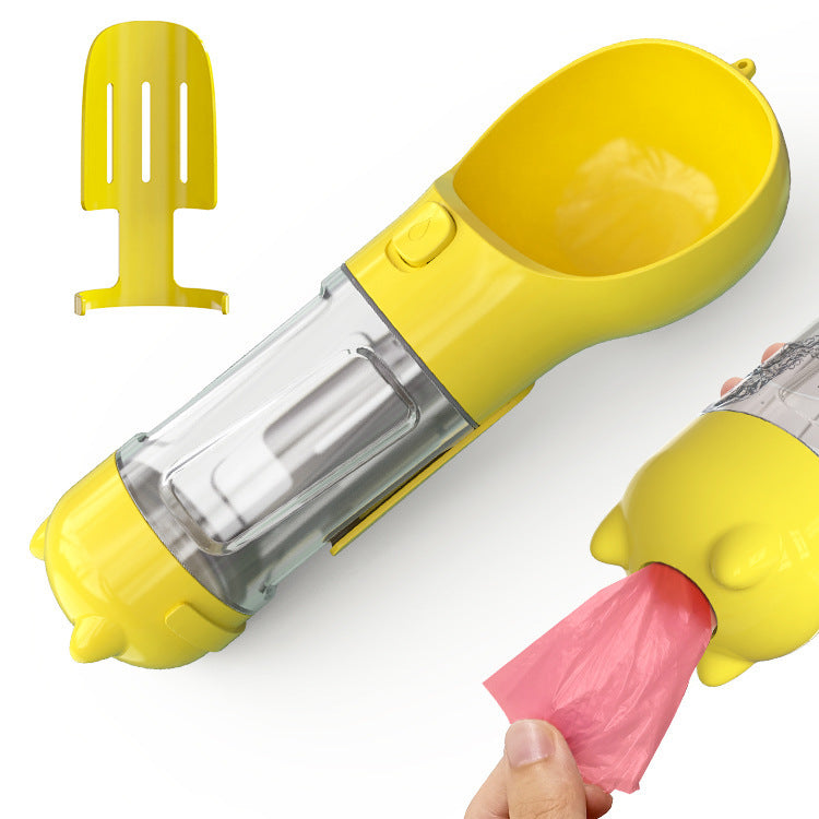 Pet Water Bottle Feeder Bowl Portable Pet Outdoor Travel 3 In 1 Dog Water Bottle