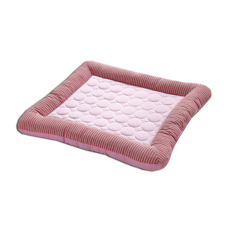 Pet Cooling Pad Bed For Dogs Cats Puppy Kitten Ice Silk Material Soft For Summer Sleeping