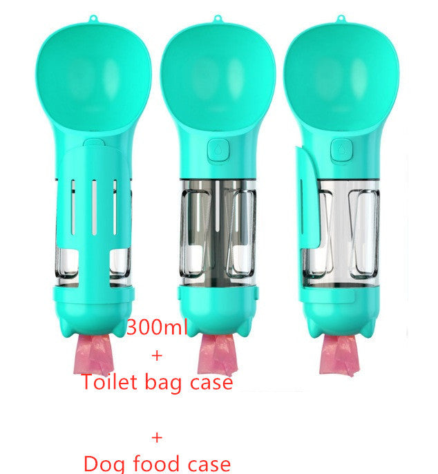 Pet Water Bottle Feeder Bowl Portable Pet Outdoor Travel 3 In 1 Dog Water Bottle