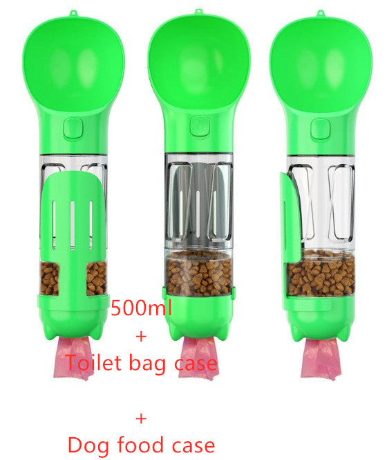 Pet Water Bottle Feeder Bowl Portable Pet Outdoor Travel 3 In 1 Dog Water Bottle