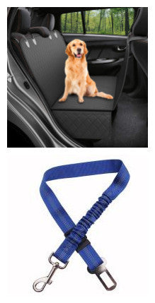 Dog Car Seat Cover Mesh with Hammock Safety Protector