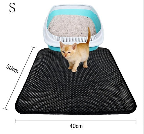 Double Layer Litter Cat Bed Pads Pet Cat Litter Mat