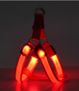 LED Luminous Dog Chest Strap Harness