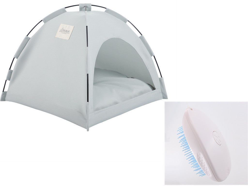 Cat Tent Cooling Mat Dog House Camping With Cushion