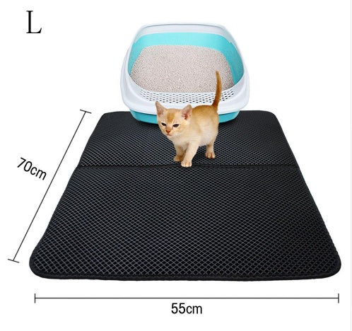 Double Layer Litter Cat Bed Pads Pet Cat Litter Mat
