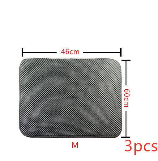 Double Layer Litter Cat Bed Pads Pet Cat Litter Mat