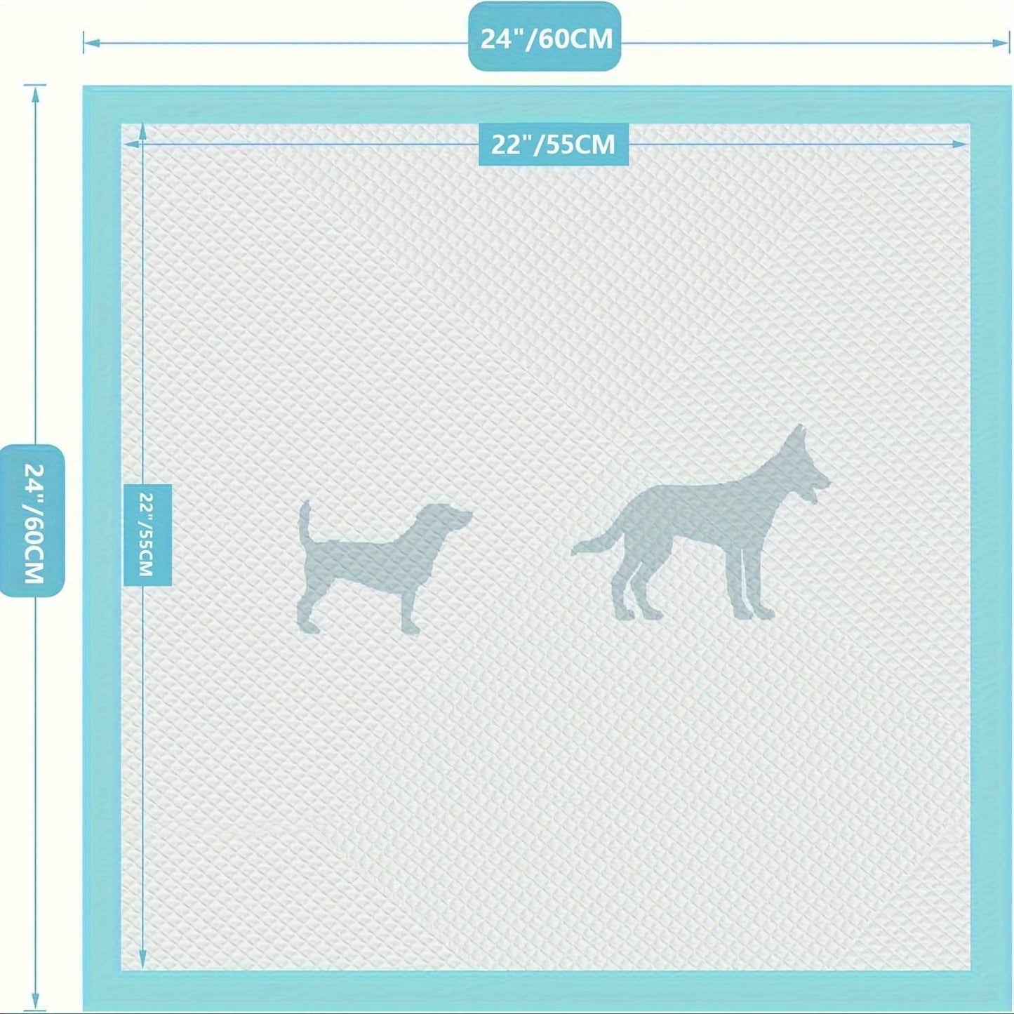 100 Count 24inch X 24inch Puppy Pee Pads For Dogs