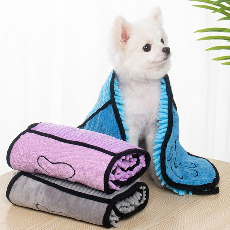 Dogs Cats Towels Super Absorbent Bathrobe Microfiber Bath Towels