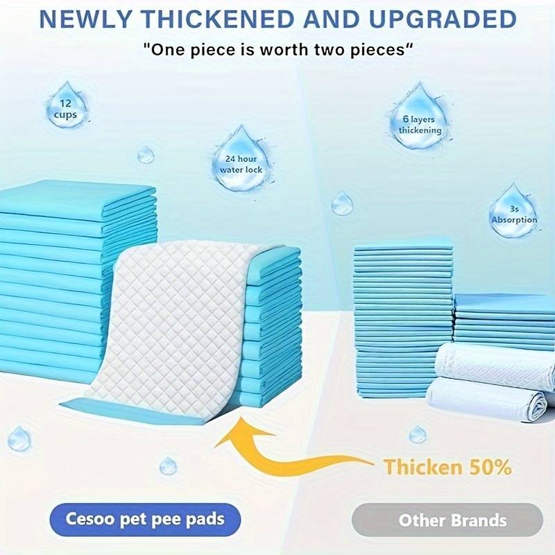 100 Count 24inch X 24inch Puppy Pee Pads For Dogs