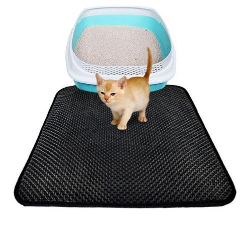 Double Layer Litter Cat Bed Pads Pet Cat Litter Mat