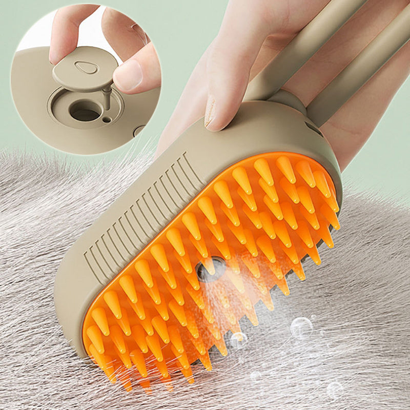 Pet Steam Brush Comb 3 In 1 Electric Spray Hair Brushes Pet Grooming