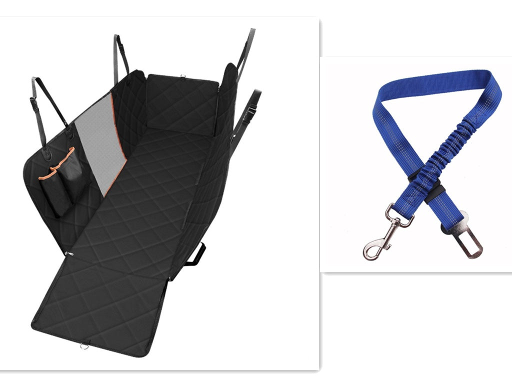 Dog Car Seat Cover Mesh with Hammock Safety Protector