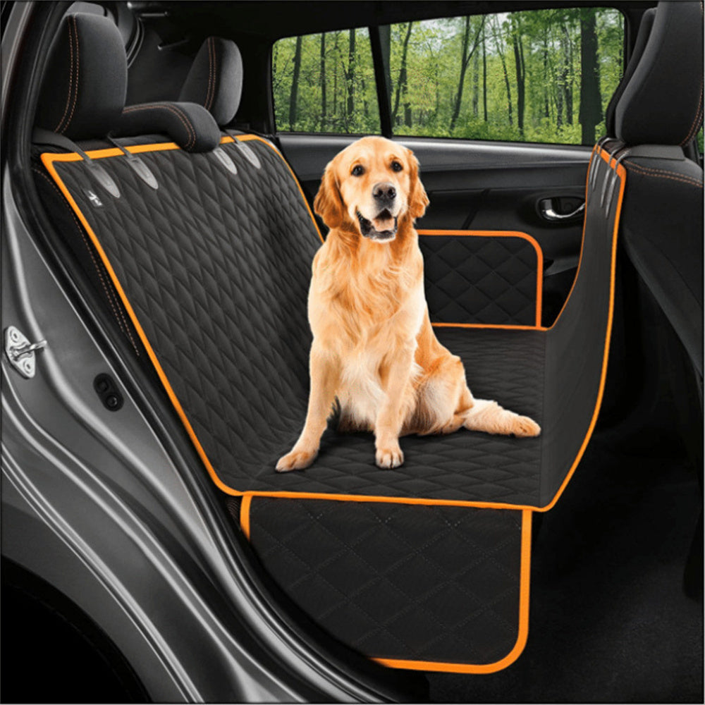 Dog Car Seat Cover Mesh with Hammock Safety Protector