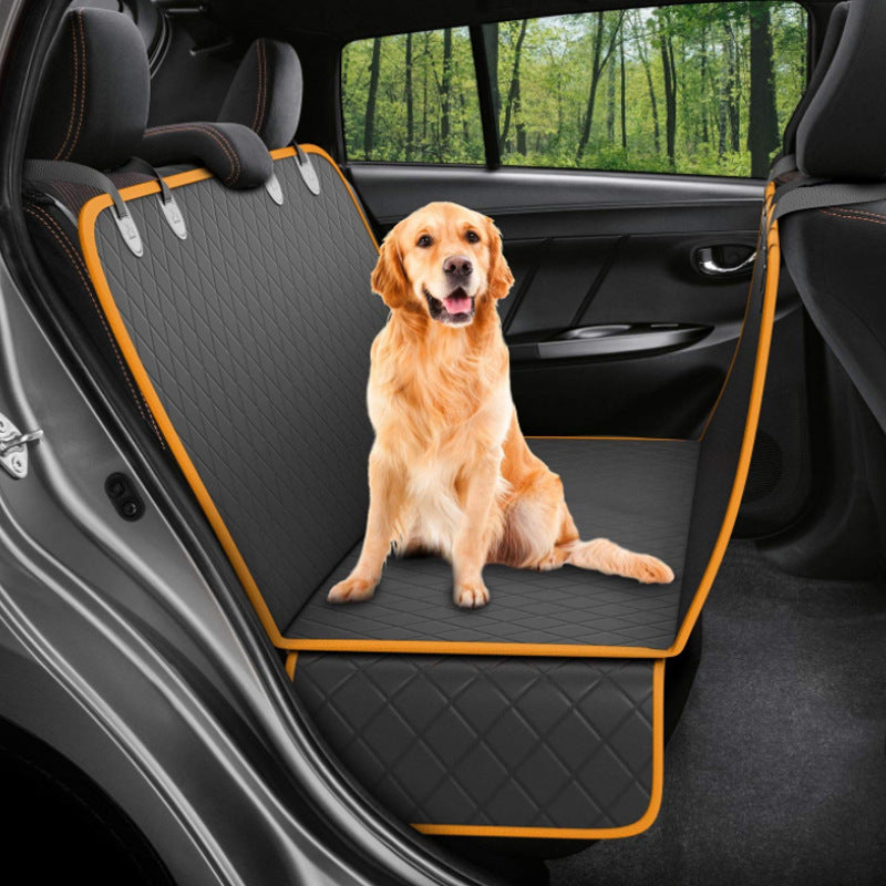 Dog Car Seat Cover Mesh with Hammock Safety Protector