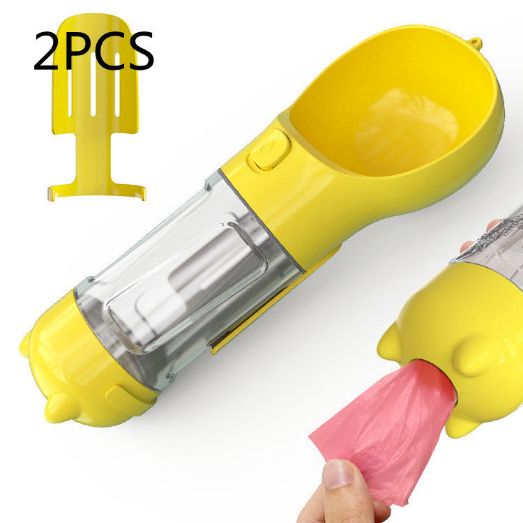 Pet Water Bottle Feeder Bowl Portable Pet Outdoor Travel 3 In 1 Dog Water Bottle