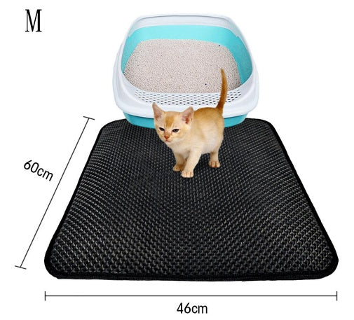 Double Layer Litter Cat Bed Pads Pet Cat Litter Mat