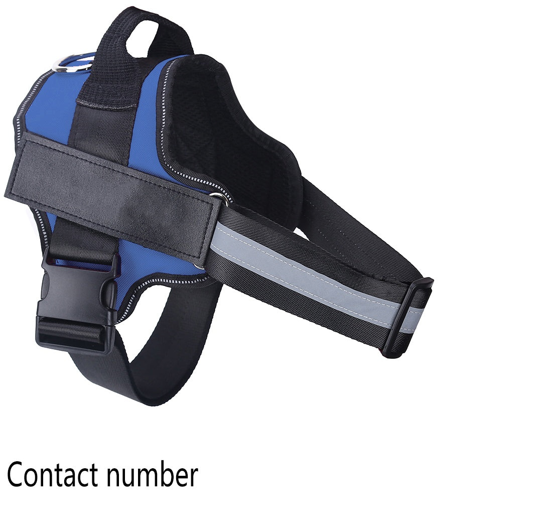 Dog Harness NO PULL Reflective Breathable Adjustable Pet Harness Vest