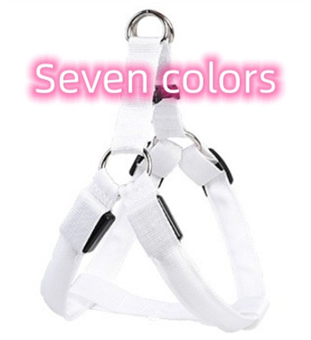 LED Luminous Dog Chest Strap Harness