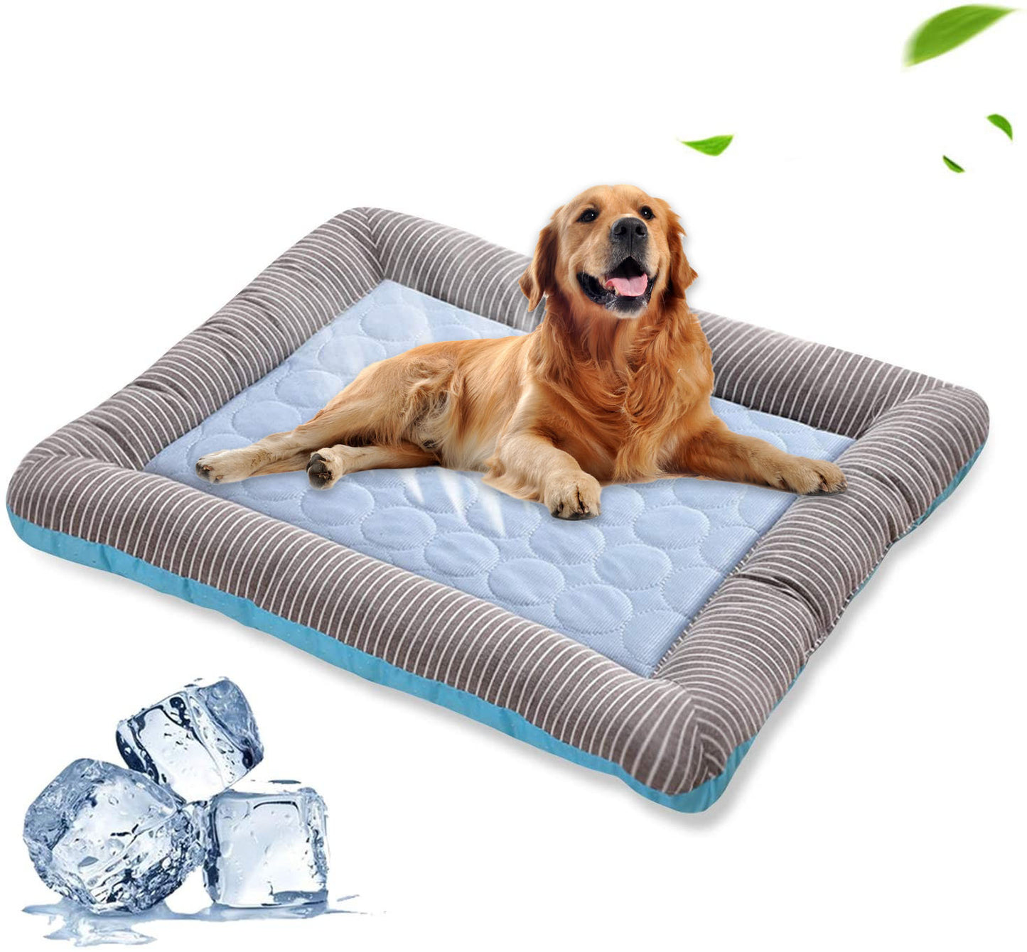Pet Cooling Pad Bed For Dogs Cats Puppy Kitten Ice Silk Material Soft For Summer Sleeping