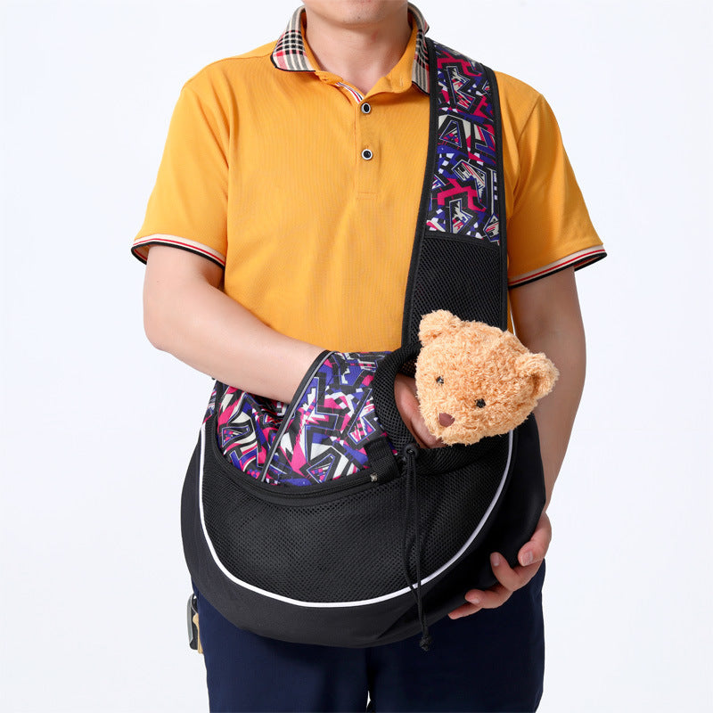 Carrying Pets Bag Outdoor Portable Crossbody Bag