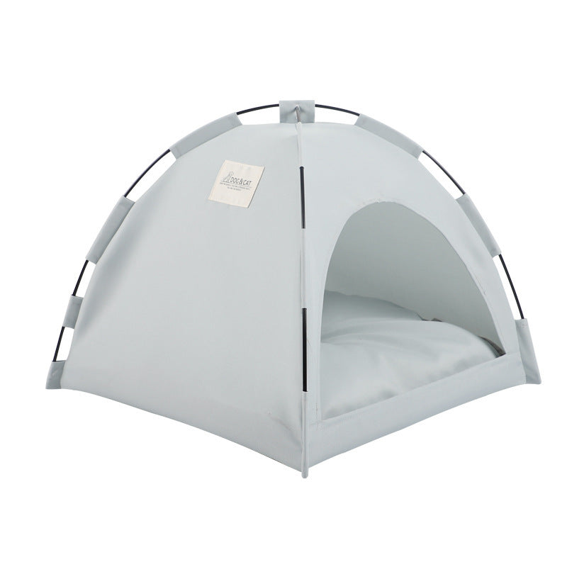 Cat Tent Cooling Mat Dog House Camping With Cushion
