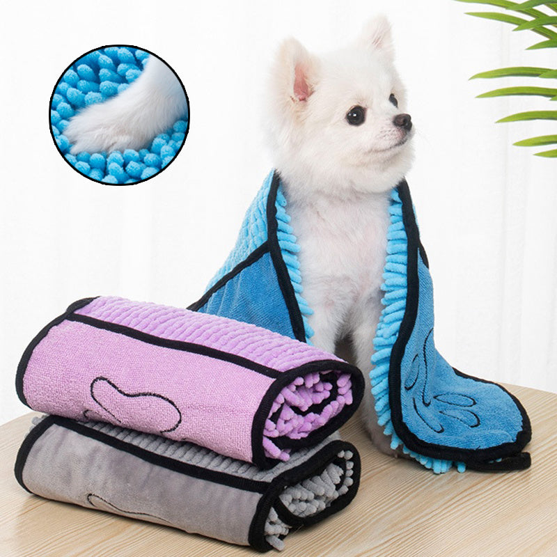 Dogs Cats Towels Super Absorbent Bathrobe Microfiber Bath Towels