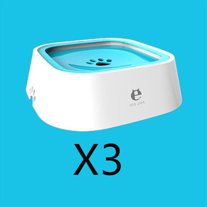 1.5L Cat Dog Water Bowl with Anti-Overflow Slow Water Feeder Dispenser