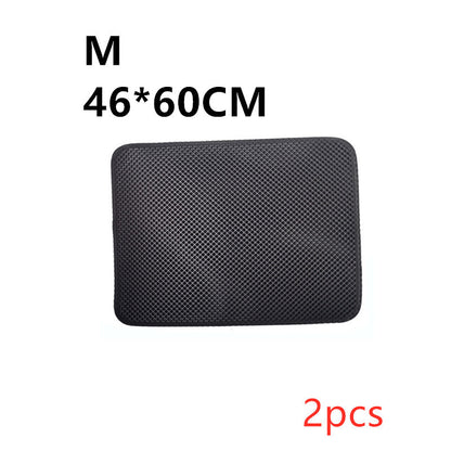 Double Layer Litter Cat Bed Pads Pet Cat Litter Mat