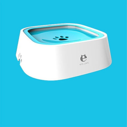 1.5L Cat Dog Water Bowl with Anti-Overflow Slow Water Feeder Dispenser