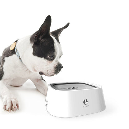 1.5L Cat Dog Water Bowl with Anti-Overflow Slow Water Feeder Dispenser