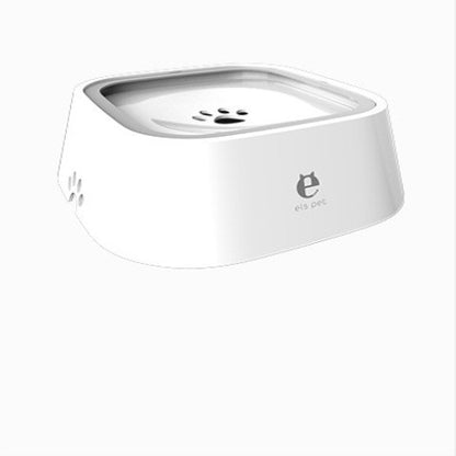 1.5L Cat Dog Water Bowl with Anti-Overflow Slow Water Feeder Dispenser