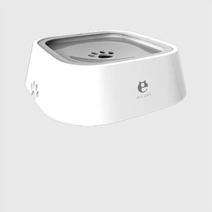 1.5L Cat Dog Water Bowl with Anti-Overflow Slow Water Feeder Dispenser