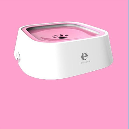 1.5L Cat Dog Water Bowl with Anti-Overflow Slow Water Feeder Dispenser
