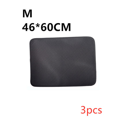 Double Layer Litter Cat Bed Pads Pet Cat Litter Mat