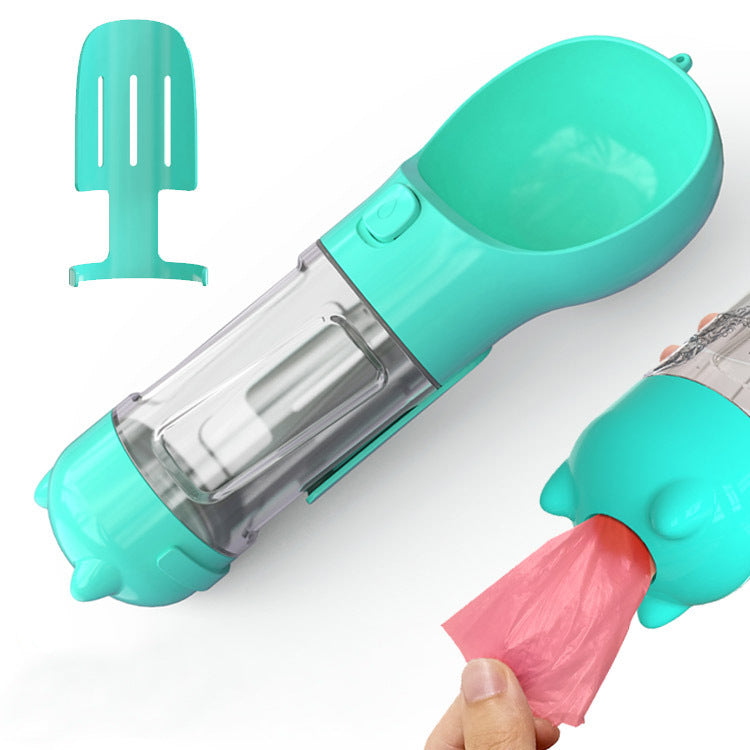 Pet Water Bottle Feeder Bowl Portable Pet Outdoor Travel 3 In 1 Dog Water Bottle