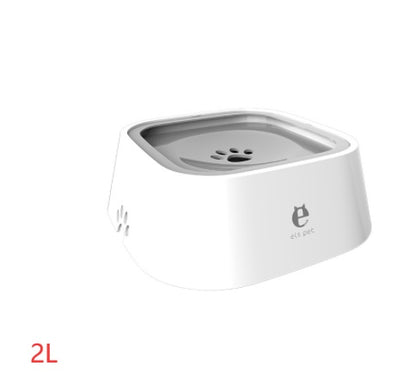 1.5L Cat Dog Water Bowl with Anti-Overflow Slow Water Feeder Dispenser