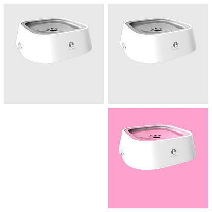 1.5L Cat Dog Water Bowl with Anti-Overflow Slow Water Feeder Dispenser