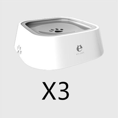 1.5L Cat Dog Water Bowl with Anti-Overflow Slow Water Feeder Dispenser