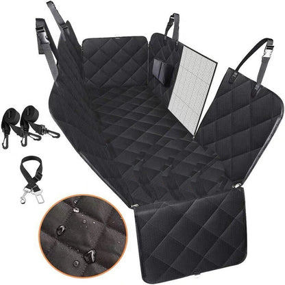 Dog Car Seat Cover Mesh with Hammock Safety Protector