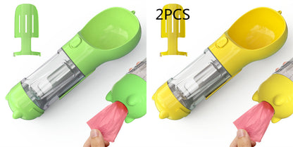 Pet Water Bottle Feeder Bowl Portable Pet Outdoor Travel 3 In 1 Dog Water Bottle