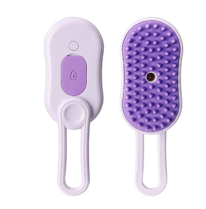 Pet Steam Brush Comb 3 In 1 Electric Spray Hair Brushes Pet Grooming