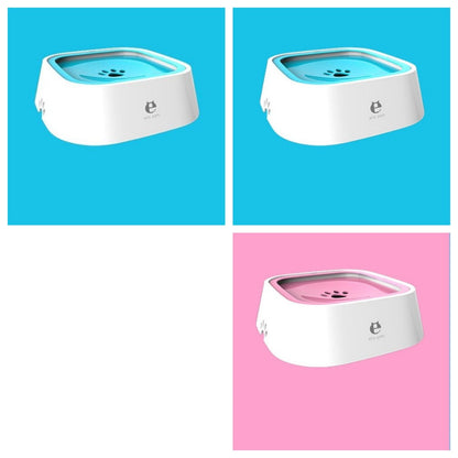 1.5L Cat Dog Water Bowl with Anti-Overflow Slow Water Feeder Dispenser